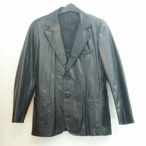 Leather blazer- brand unknown